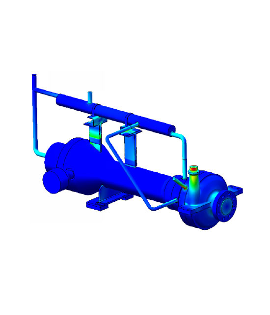 Engineering image of pump - horizontal -Hayward Tyler