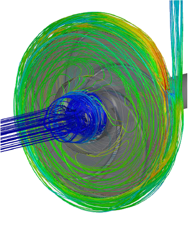 Engineering image - CFD analysis for end suction pump - Hayward Tyler